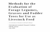 Methods for the Evaluation of Forage Legumes, Grasses and Fodder … · Methods for the Evaluation of Forage Legumes, Grasses and Fodder Trees for Use as Livestock Feed S. A. Tarawali,