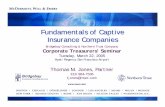 Captive Insurance Companies - Bridgebay Financial, … · Fundamentals of Captive Insurance Companies ... Luxembourg 219 Gibraltar 12 ... State Taxation Of CaptivesState Taxation