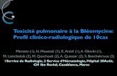 Toxicité pulmonaire à la Bléomycine: Profil clinico …pe.sfrnet.org/Data/ModuleConsultationPoster/pdf/2013/1/b2453c22... · syndrome restrictif Biopsie pulmonaire: ... QCM 2: