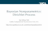 Bayesian Nonparametrics: Dirichlet Process - UCLywteh/teaching/npbayes2012/dp.pdf · Bayesian Nonparametrics: Dirichlet Process Yee Whye Teh ... • S = {Alice, Bob, Charles, David,