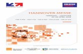 HANNOVER MESSE - youbuyfrance.com€¦ · hannover messe germany - hanover 25-29 april 2016 hall 4 a42 - hall 7 f12 - hall 8 a19 - hall 13 e16 - hall 27 e73 in partnership with: