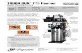 TOUGH GUN TT3 Reamer Issued May 2017 • Index … · TOUGH GUN™ TT3 Reamer Issued May 2017 • Index No. TT3/1.3 Nozzle Cleaning Station Robotic MIG (GMAW) Welding Peripheral Quick