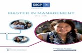 Master in ManageMent - ESCP Europe · I followed the Master in Management Programme on the Paris, London and Berlin campuses. ... - GMAT, GRE, TAGE MAGE or CAT score-- University
