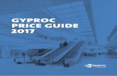 GYPROC PRICE GUIDE 2017 · 4 5 CONTENTS 0860 27 28 29 |  GYPROC SERVICE CHARTER ORDERING You can place an order by e-mail or fax …
