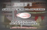 AWARDS & HALL OF FAME - Wheelchair Basketball … · AWARDS & HALL OF FAME WHEELCHAIR BASKETBALL CANADA / ... national and international wheelchair basketball community. On the court,
