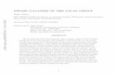 DWARF GALAXIES OF THE LOCAL GROUP - arXiv · DWARF GALAXIES OF THE LOCAL GROUP Mario Mateo KEY WORDS: Stellar Populations, Local Group Galaxies, ... years beginning with Le Gentil…