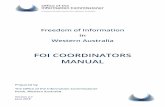 FOI COORDINATORS MANUAL - oic.wa.gov.au Coordinators Manual.pdf · Licence. You are free to re-use the work under that licence, on the condition that ... Clause 13: Adoption or artificial