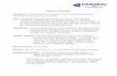  · DELACHAUX GROUP Glossary of Terms This glossary is to lend definition to commonly used terms contained in the Guidelines for Rail Fastening Assemblies.