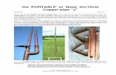 the ‘PORTABLE’ or ‘Base’ 2m/70cm Copper-pipe Jhamuniverse.com/n6jsxPB_Cu_J2rev.pdf · the ‘PORTABLE’ or ‘Base’ 2m/70cm Copper-pipe "J" ... TV twin-lead, ladder-line