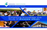 Our mission - Israel Institute · Our mission The Israel Institute is dedicated to strengthening the field of Israel Studies in order to promote knowledge ... École supérieure de