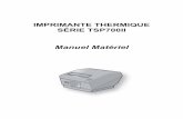 TSP700II Hardware Manual - STAR M · SÉRIE TSP700II Manuel Matériel. Federal Communications Commission Radio Frequency Interference ... Fixez le tore de ferrite sur le câble comme