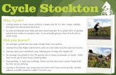 Cycle Stockton · Cycle Stockton. FREE Secure Cycle Parking from 7.30am - 6pm Mon - Fri FREE Information Advice and information on active travel. FREE Guided Walks y& Cycle Rides