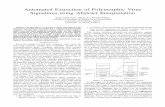 Automated Extraction of Polymorphic Virus Signatures using Abstract ... · Automated Extraction of Polymorphic Virus Signatures using Abstract Interpretation Serge Chaumette, Olivier