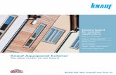Knauf Aquapanel Exterior - insulationshop.co · Knauf Aquapanel Exterior The ideal render carrier board Cement board for exterior applications ... Non-organic, mould resistant, robust