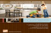 INSTALLATION GUIDE GUIDE D ... - cuisine …cuisine-eurostyle.com/wp-content/uploads/lit/Eurostyle... · This brochure has been prepared with a high standard of accuracy. However