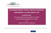 GUIDELINES FOR APPLICANTS - agence-nationale … · GUIDELINES FOR APPLICANTS . ARIMNet 2 Call 2014-15 . SUBMISSION . Pre-proposal by December 1st, 2014 . ... sanaa.zebakh@yahoo.com