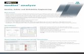 SYSTEMS mediniTM analyze · • Integration with IBM® Rational® DOORS, IBM® Rational® Rhapsody, Enterprise Architect, ... • Visualization of traced elements at any diagram