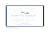 WE TAKE GREAT PLEASURE IN INVITING YOU TO JOIN US AT THE SIMCHAS … · style #1 upgrades shown: blue jean ink, bleed border ת”ישהל האדוהו חבש בורב ונידידיו