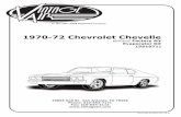 1970-72 Chevrolet Chevelle - Vintage Air · 2 901071 REV D 4/30/15, PG 2 OF 25 Thank you for purchasing this evaporator kit from Vintage Air. When installing these components as part