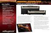 BUGERA V55HD/V55 - MUSIC Tri€¦ · BUGERA V55HD/V55 Boutique-Style 55-Watt Vintage 2-Channel Valve Amplifier Head / Valve Combo with Reverb Features A Cutting-Edge Classic The old