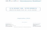 CLINICAL STUDIES REFERENCE GUIDE - PhysioFlo · CLINICAL STUDIES REFERENCE GUIDE . 2 ... Hôpitaux Universitaires de Strasbourg, Hôpital Civil, ... Anne Charloux, Evelyne Lonsdorfer-Wolf,