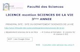 Faculté des Sciences LICENCE mention SCIENCES …unice.fr/faculte-des-sciences/departements/sciences-de-la-vie/... · Choix C Ecologie et Biologie Marine (3) PARCOURS BOE : Biologie
