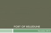 PORT OF BELLEDUNE - Wood Pellet Association of … · Location ! Located in north-eastern New Brunswick on the Bay of Chaleur ! The Port of Belledune provides year-round access and