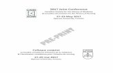 2017 Joint Conference - Congress2017 · 2017 Joint Conference Canadian Society for the History of Medicine ... Étude de cas sur l'ardeur du travail effectué par des infirmières
