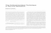 The Critical Incident Technique in Service Researchhome.ubalt.edu/tmitch/651/PDF articles/Critical Incident Job... · The Critical Incident Technique in Service Research Dwayne D.
