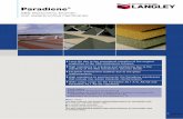 Paradiene - Barbour Product Searchds-jan... · Paradiene ® SBS elastomeric ... Wood derivative panels: in accordance with DTU 43.4*. Composite panels: in accordance with Avis Techniques**.