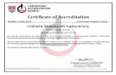 Certificate of Accreditation - ThomasNetcdn.thomasnet.com/ccp/10059667/55240.pdf · Certificate of Accreditation . ISO/IEC 17025:2005 Certificate Number L2222 Indiana Standards Laboratory