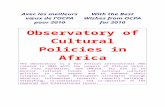 Observatory of Cultural Policies in Africaocpa.irmo.hr/activities/newsletter/2009/OCPA_News_No2…  · Web viewObservatory of Cultural Policies in Africa/ Observatoire des politiques