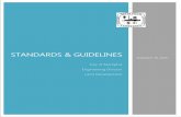 STANDARDS & GUIDELINES - Memphis · STANDARDS & GUIDELINES City of Memphis Engineering Division ... Signalization As requested/required by City Traffic Engineer j. Details – City