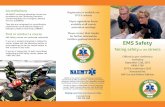 EMS Safety - Delaware Volunteer Firefighter's Association€¦ · professionals working in prehospital emergency medicine. Through its industry-leading EMS continuing education courses,