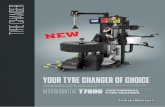 TYRE CHANGER - eu.johnbean.com 019_EN T7800_2... · EW T780 combine the ig roductivity feature of a tableto tyre changer and the ig erformance of those leverless. T7800 PROFESSIONAL