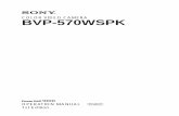 COLOR VIDEO CAMERA BVP-570WSPK - used … · The BVP-570WSPK’s boost frequency range of 3.6 to 9 MHz allows you to obtain subtle video expression by setting the most appropriate