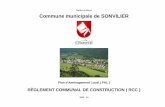 Canton de Berne Commune municipale de SONVILIER · Les zones d'affectation de base à l'intérieur ou à l'exté- rieur des territoires constructibles ainsi que les péri- mètres