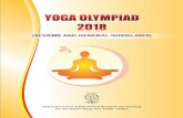 Scheme and General Guidelines of YOGA OLYMPIAD … · The Following dimensions of Yoga are embedded into Yoga Olympiad [: 1. Kriya (Cleansing Process) 2. Asanas 3. Pranayama 4. Dhyana