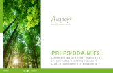 PRIIPS/DDA/MIF2 - ailancy.com · Application de la méthode « New PRIIPS » pour les coûts explicites (courtage,…) et implicites (mark up), mais pas de market impact 7 Coûts