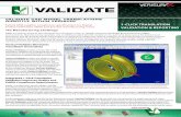 VALIDATE - MLC CAD Systems · • 2CATIA V4 • 2CATIA V5 • 2Unigraphics/NX • 2Pro/Engineer • SolidWorks • Inventor • Parasolid Verisurf Validate compares translated models