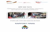 DPP GIZ-TATS - energypedia.info · DPP GIZ-TATS Etude su l’état des lieux du secteu : Rapport final Etudes Engineering Développement ... 5.1.1.4 Fiche d’oganisation de focus