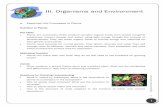 III. Organisms and Environment - hkedcity.net · III. Organisms and Environment III. Organisms and Environment ... starch, proteins, fats and ... The most usual agents for pollination