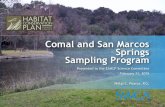 Comal and San Marcos Springs Sampling Program - … · Comal and San Marcos Springs Sampling Program Presented to the EAHCP Science Committee February 11, 2015 Philip C. Pearce, P.G.