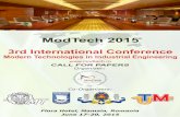 ModTech 2015modtech.ro/conference/docs/Call-for-Papers-2015.pdf · June 17-20, 2015 3rd International Conference ... Silvia AVASILCAI, "Gheorghe Asachi" Technical University of Iasi,