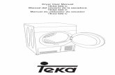 Dryer User Manual TKS3 690 C Manual del usuario de …teka-media-cdn.azureedge.net/products/22164/tks3-690c-es-en-pt.pdf · Remember that this User Manual is also applicable for several