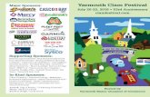 Major Sponsors: Yarmouth Clam Festivalclamfestival.com/wp-content/uploads/2018/06/2018-Yarmouth-Clam... · Cabot Creamery • Downeast Energy • ecomaine • ... by Smokey’s Greater