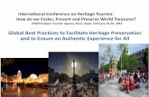 Global Best Practices to Facilitate Heritage Preservation ...cf.cdn.unwto.org/sites/all/files/pdf/dr._hawkins_presentation.pdf · Global Best Practices to Facilitate Heritage Preservation.
