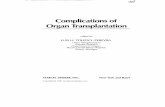Complications of Organ Transplantation - D …d-scholarship.pitt.edu/4094/1/31735062119031.pdf · liver transplantation into a controlled, calm procedure, but it is not without inher