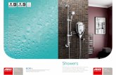 Showers - RIBA Product Selector · AKW Showers Range Incorporating award-winning electric care showers and TMV2 and TMV3 approved mixer showers, our carefully selected range offers