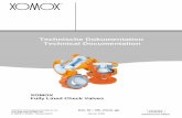 Technische Dokumentation Technical Documentation · XOMOX International GmbH & Co. Dok. Nr.: tdb_check_gb Von-Behring-Straße 15 D-88131 Lindau / Deutschland Januar 2008